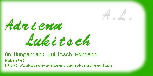 adrienn lukitsch business card